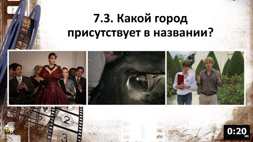 7.3. Какой город присутствует в названии?