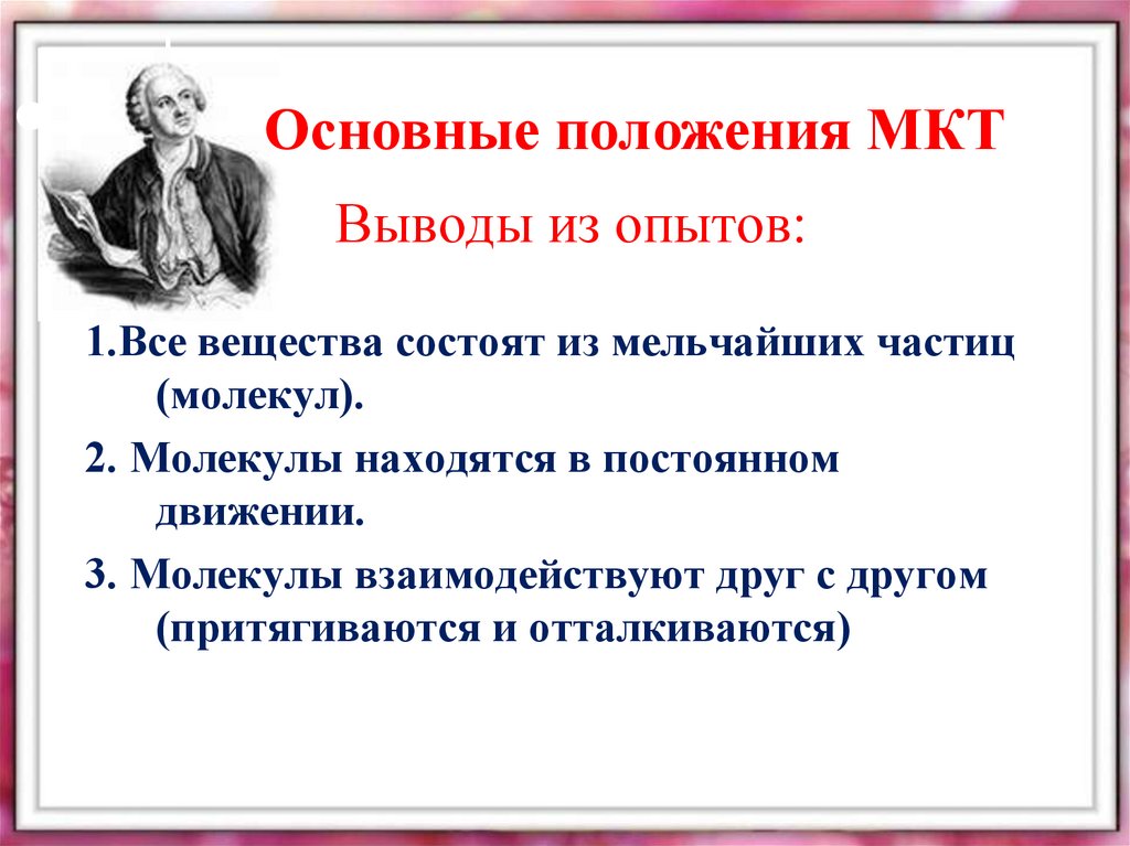 Выводы из опытов: