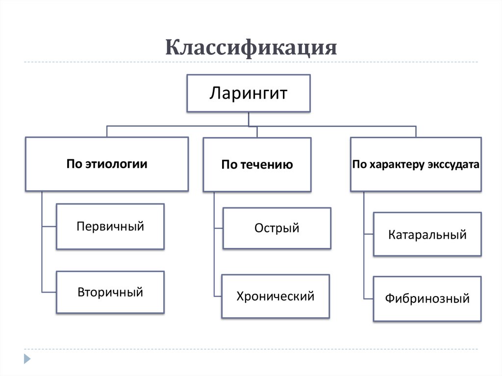Классификация