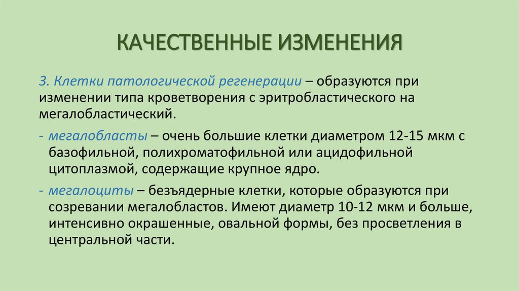 КАЧЕСТВЕННЫЕ ИЗМЕНЕНИЯ