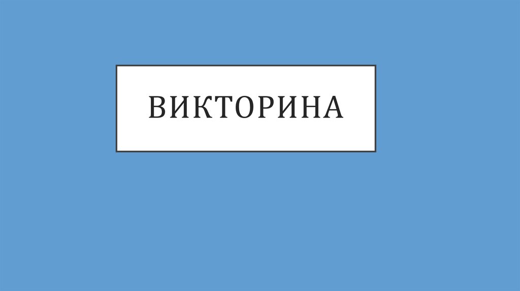 Викторина