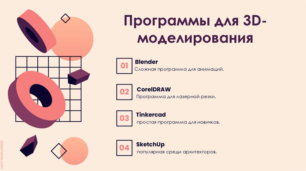 Программы для 3D-моделирования