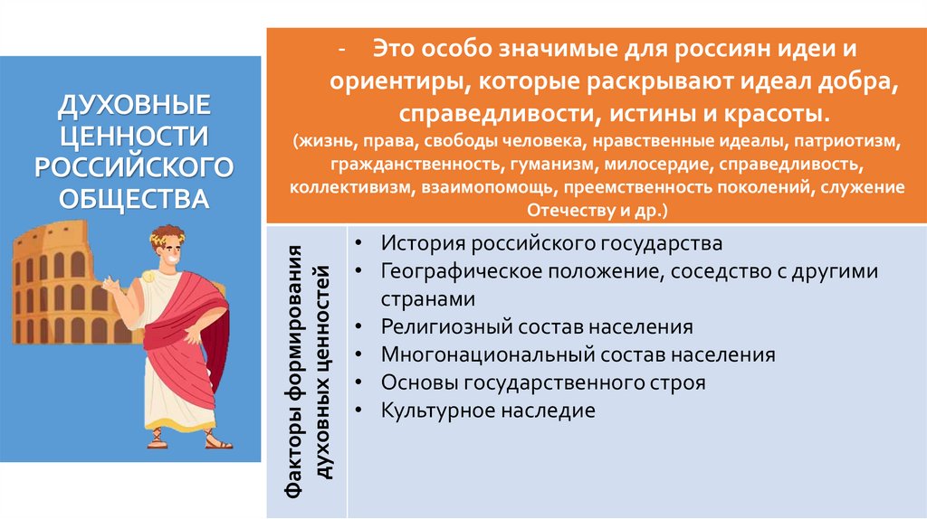 ДУХОВНЫЕ ЦЕННОСТИ РОССИЙСКОГО ОБЩЕСТВА