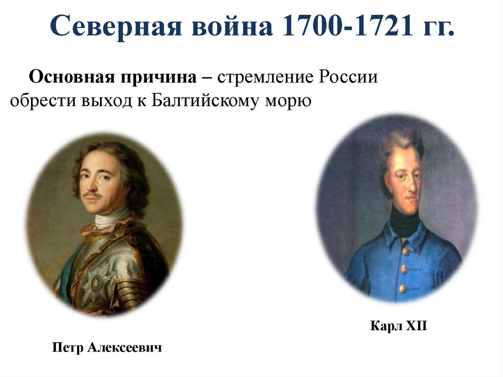 Северная война 1700-1721 гг.