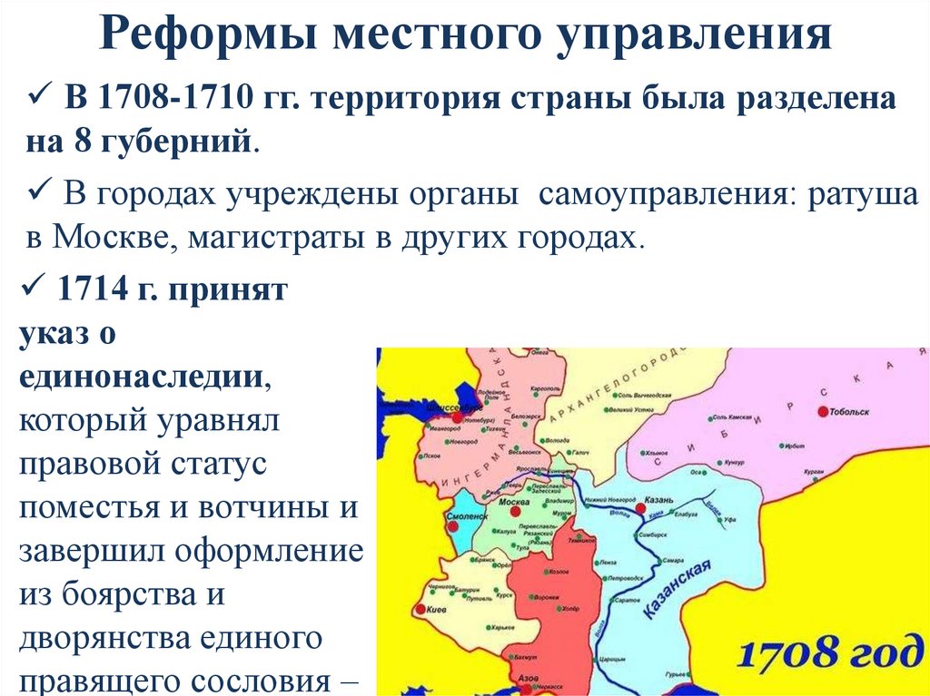 Реформы местного управления