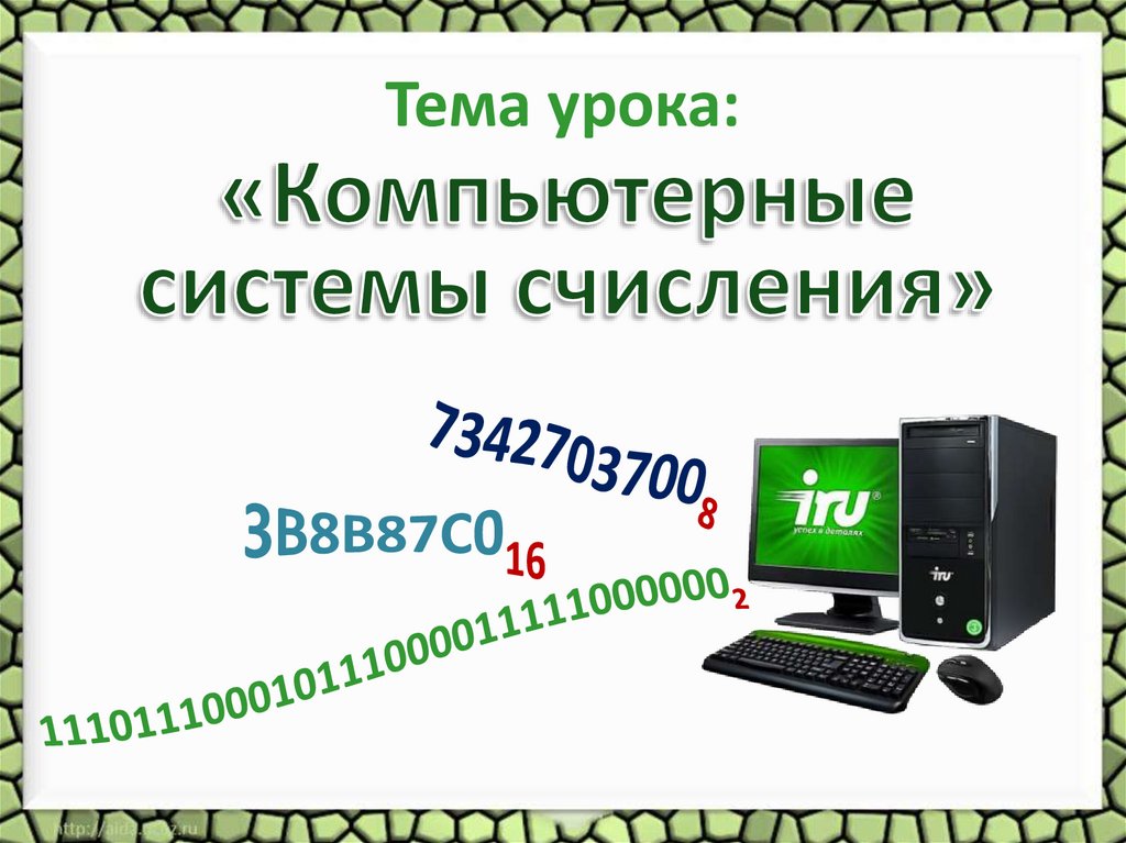 Тема урока: