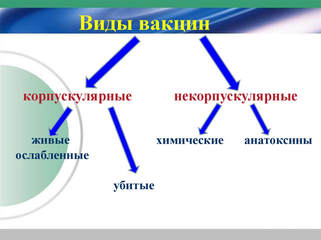 Виды вакцин