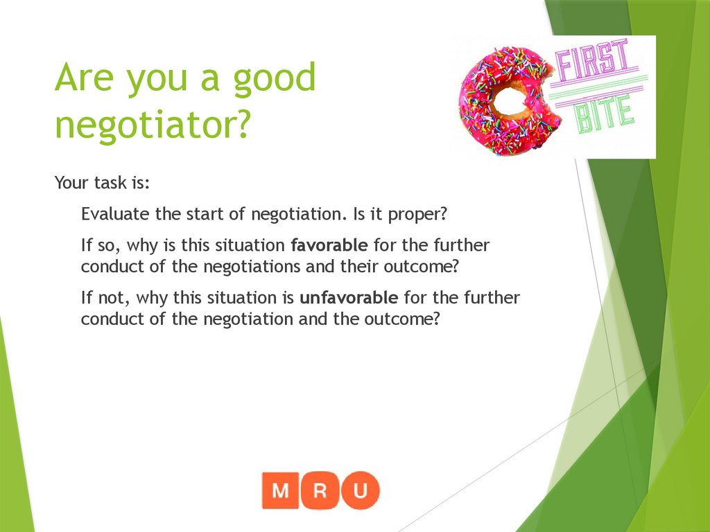 Are you a good negotiator?
