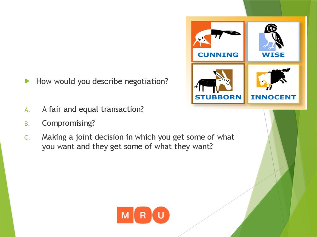 Are you a good negotiator?