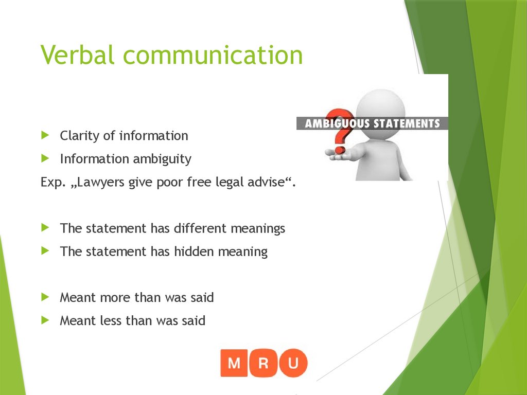 Verbal and nonverbal communication