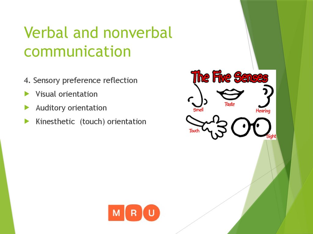 Verbal and nonverbal communication