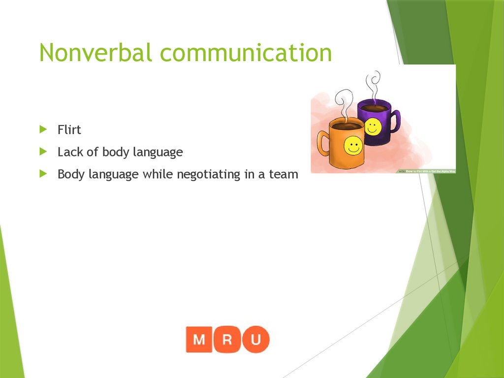 Body guestures Indicate, which party in the negotiation shows positive attitude (is cooperative) and which shows negative