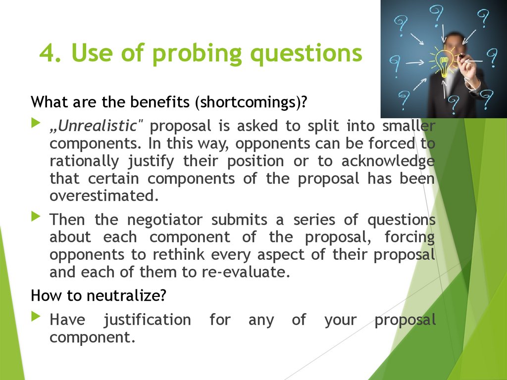 3. Unspecific offer/demand