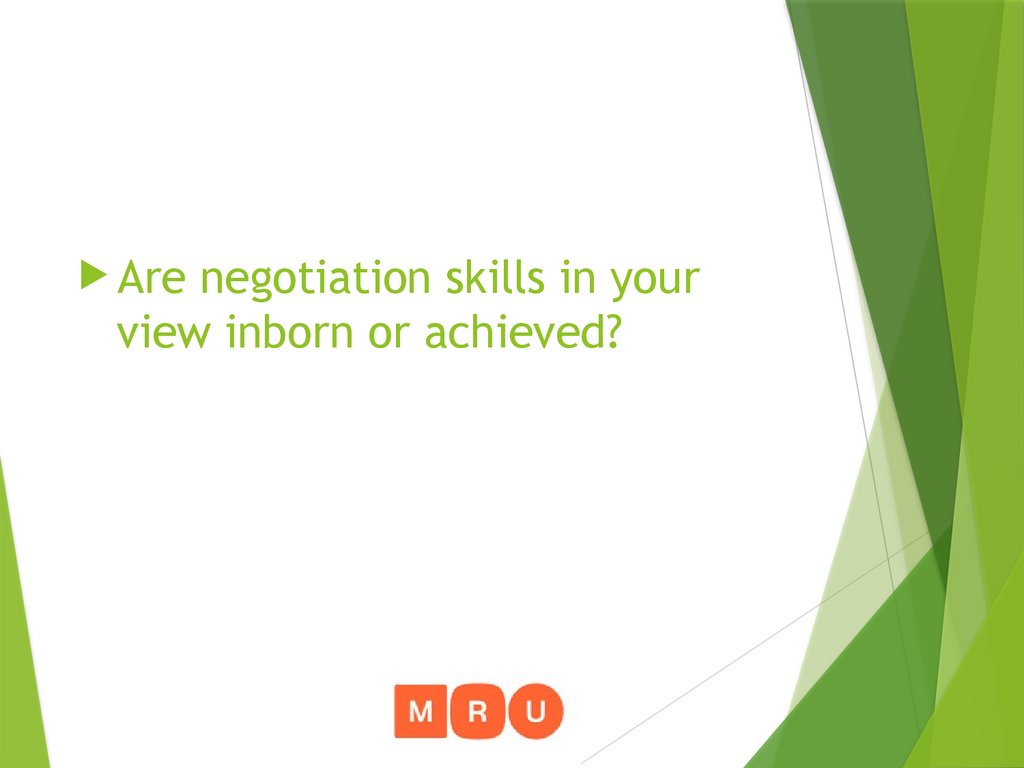 Basic statements on negotiation and mediation