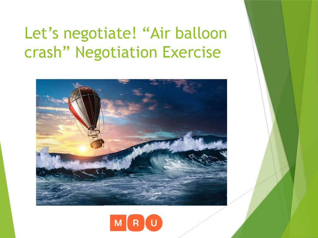 Preparing to negotiate