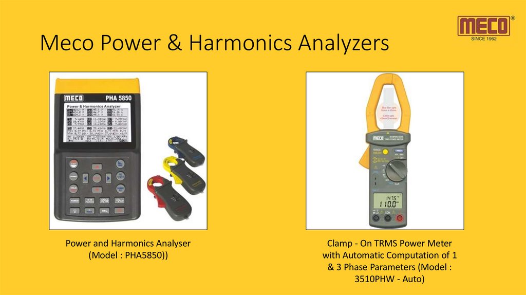 Meco Power & Harmonics Analyzers