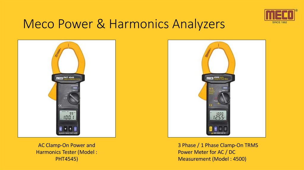 Meco Power & Harmonics Analyzers