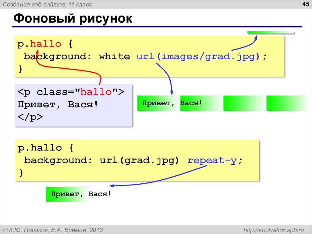 Фоновый рисунок