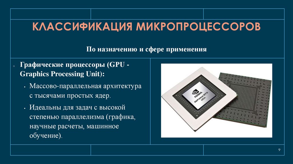 Классификация микропроцессоров