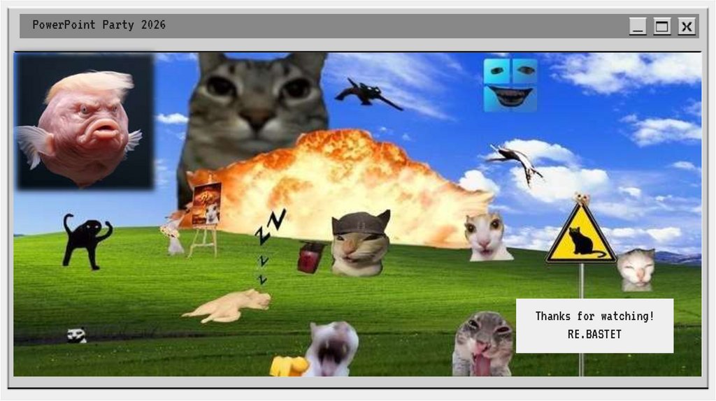 Thanks for watching! RE.BASTET