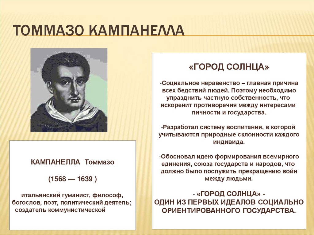 ТОММАЗО КАМПАНЕЛЛА