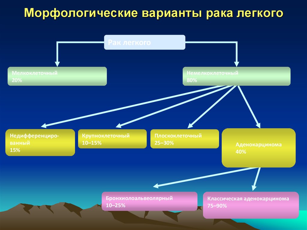 Морфологические варианты рака легкого