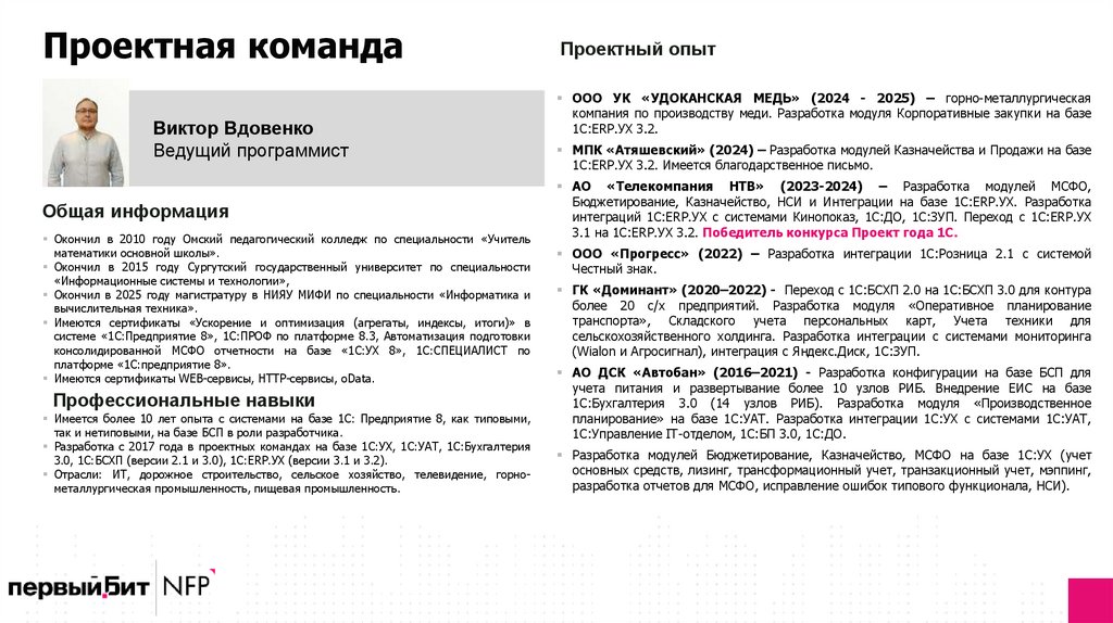 Проектная команда