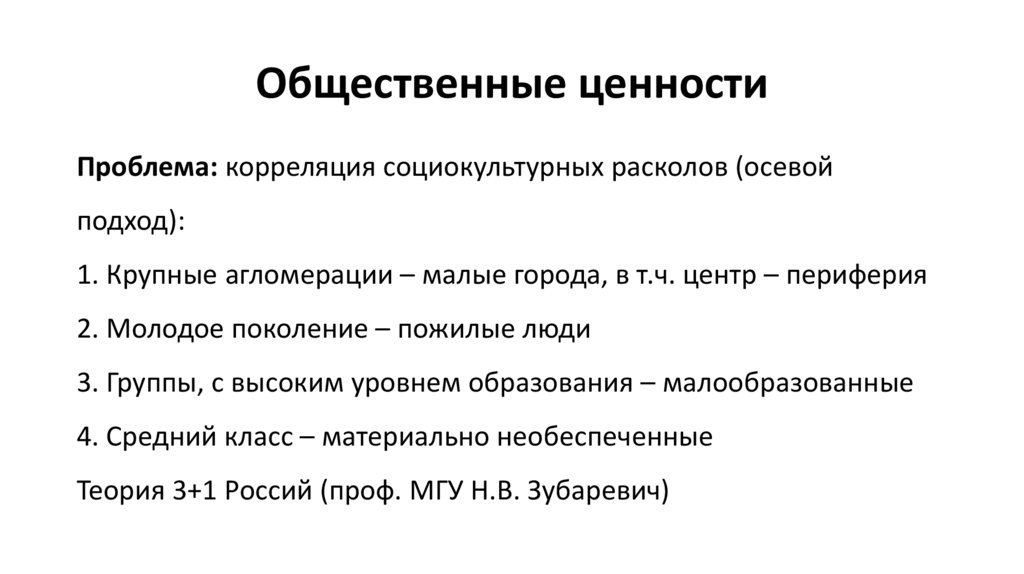 Общественные ценности