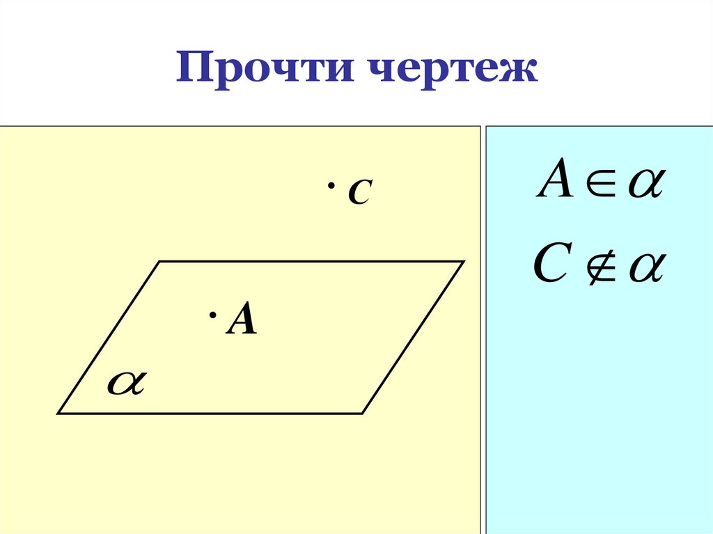 Прочти чертеж