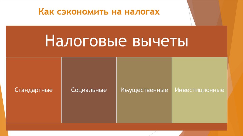 Как сэкономить на налогах