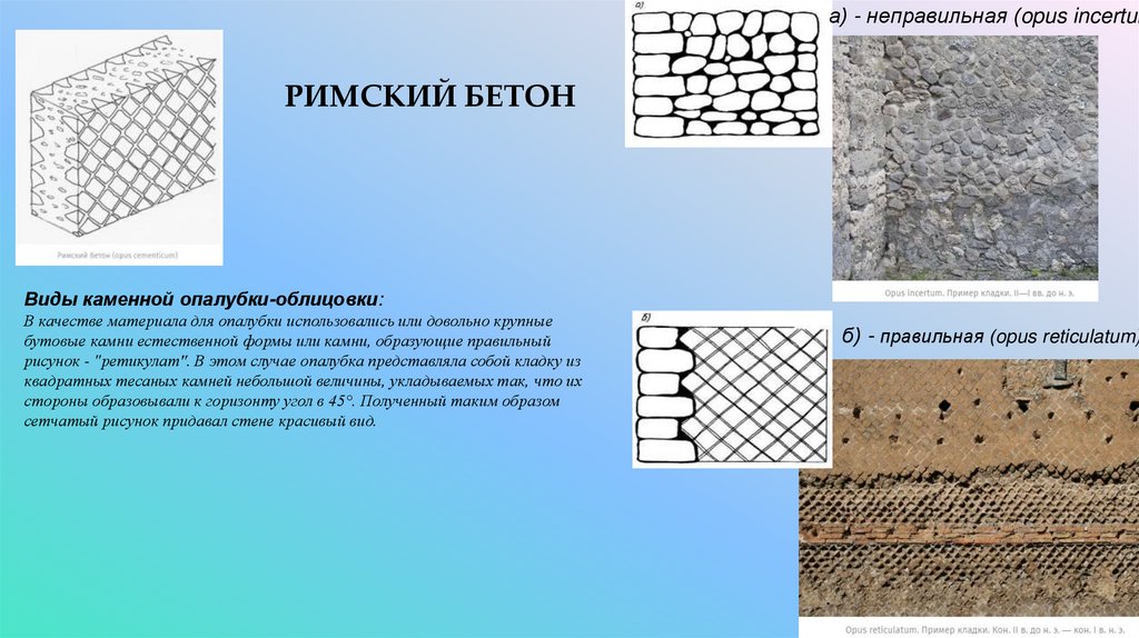 РИМСКИЙ БЕТОН