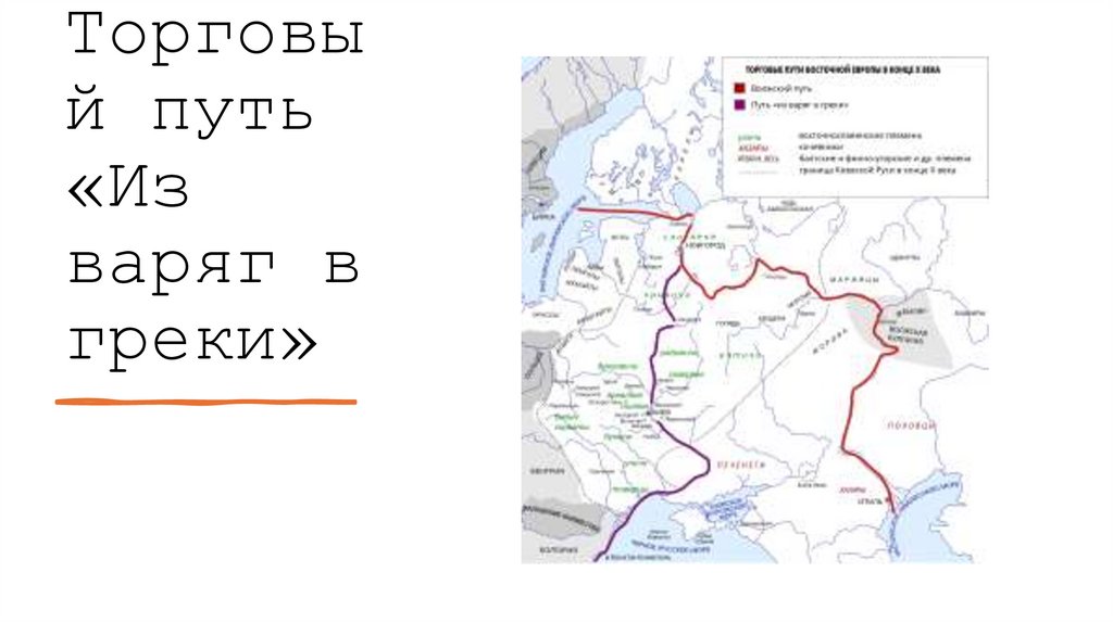 Торговый путь «Из варяг в греки»