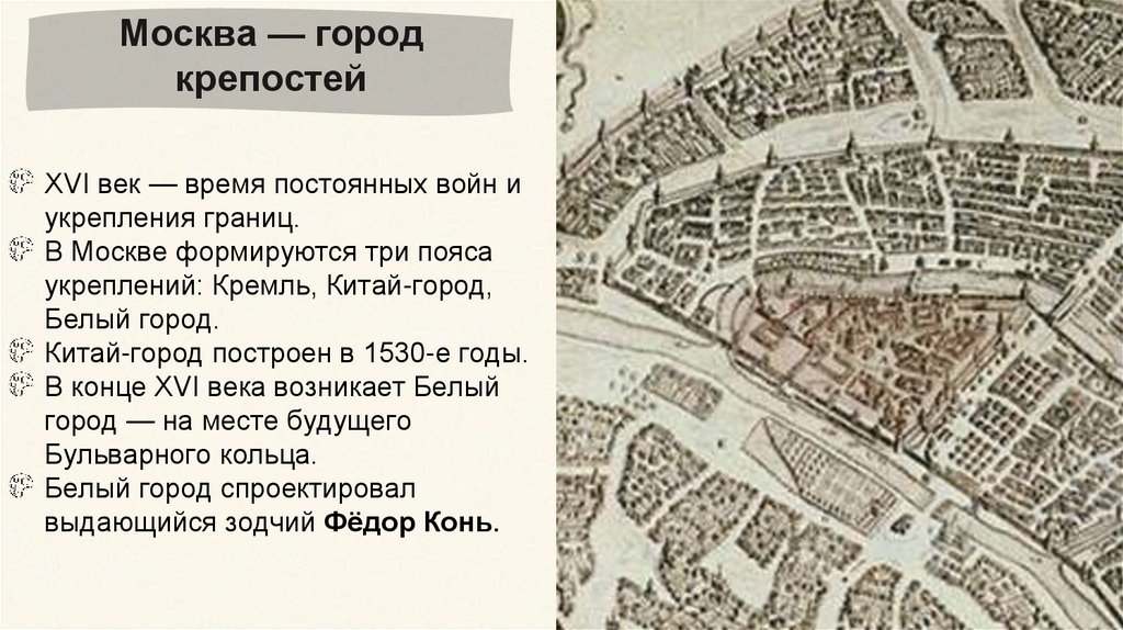 Москва — город крепостей