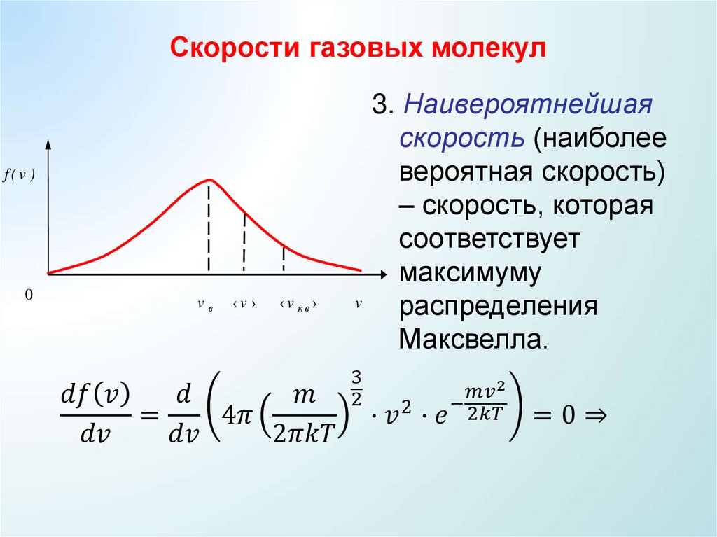Средняя квадратичная скорость.