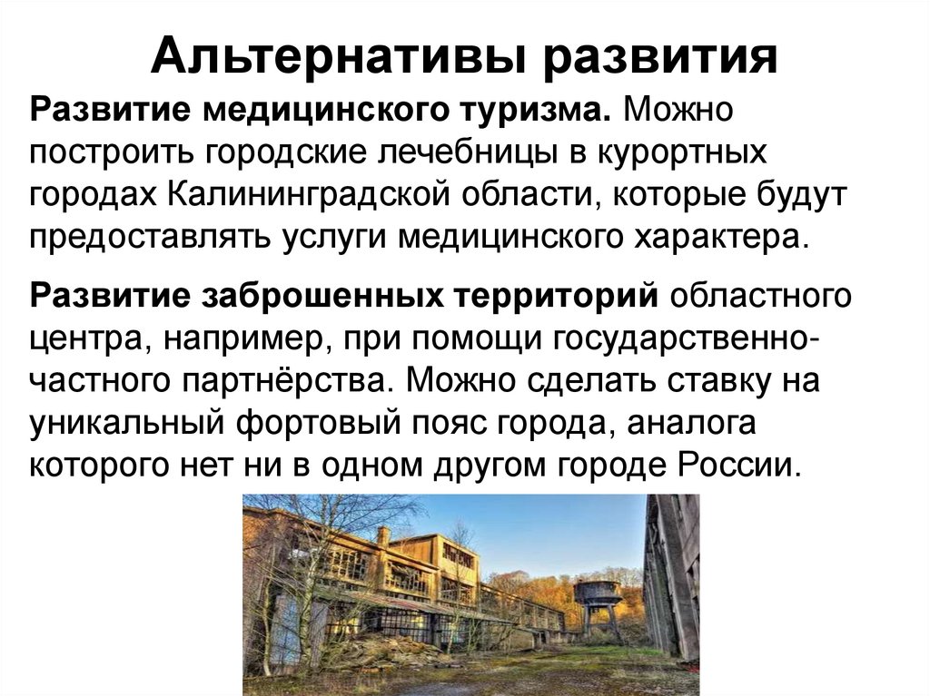 Альтернативы развития