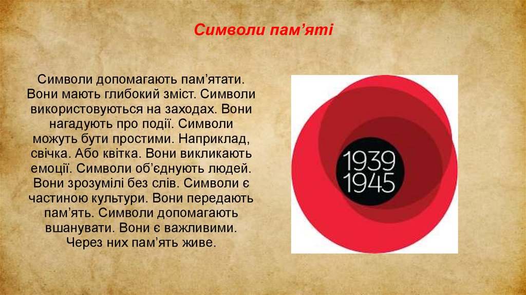 Символи пам’яті