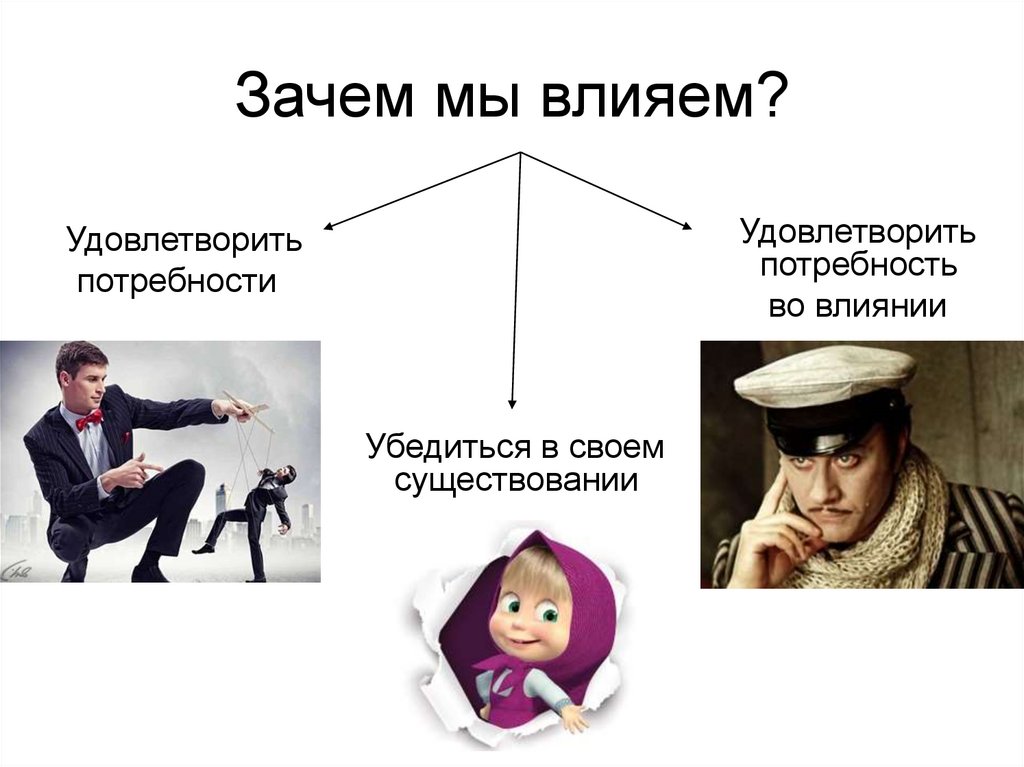 Зачем мы влияем?