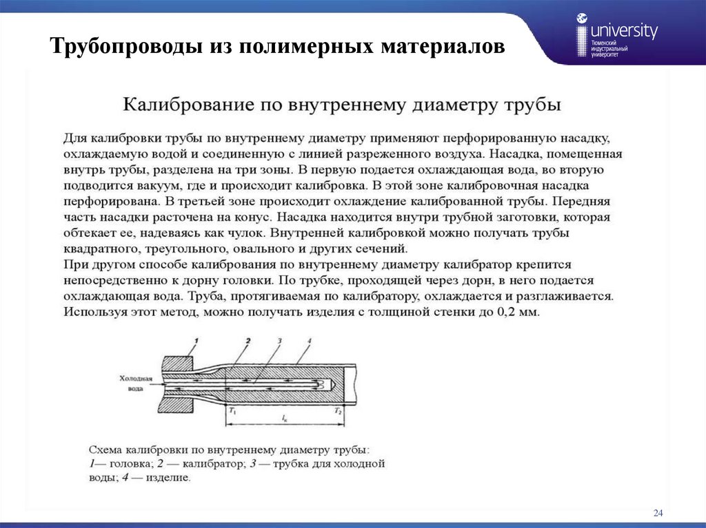 Трубопроводы из полимерных материалов