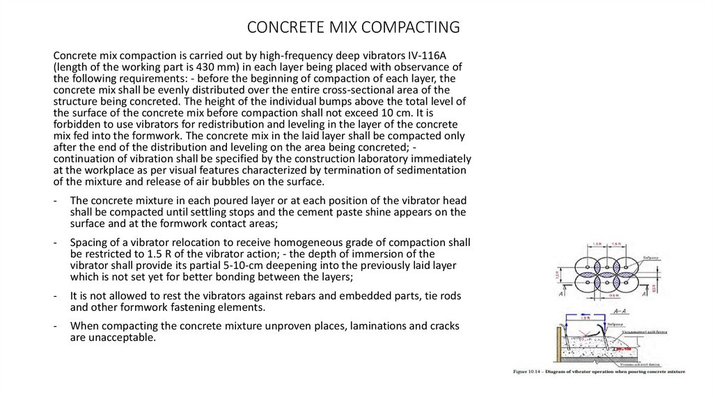 CONCRETE MIX COMPACTING