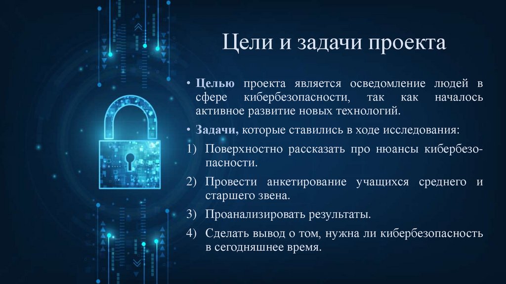 Цели и задачи проекта