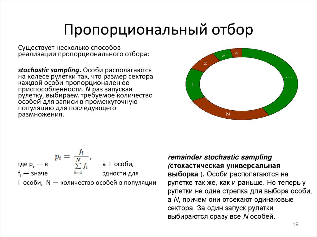 Пропорциональный отбор