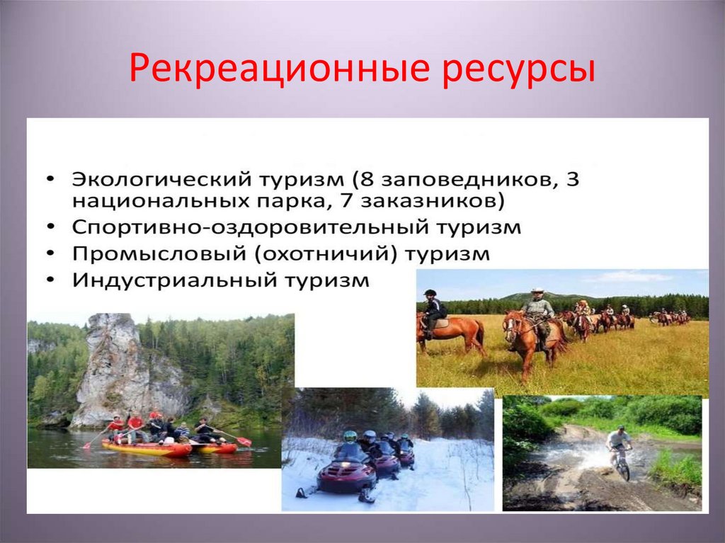 Рекреационные ресурсы