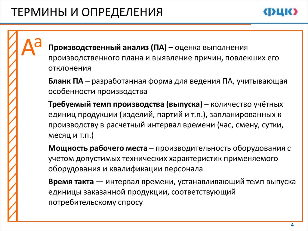 ТЕРМИНЫ И ОПРЕДЕЛЕНИЯ