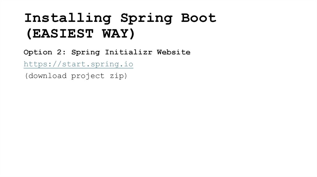 Installing Spring Boot (EASIEST WAY)