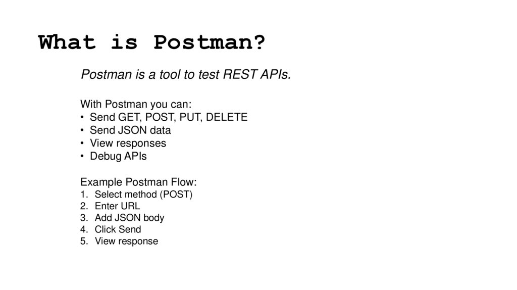 What is Postman?