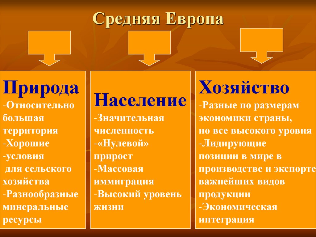 Средняя Европа