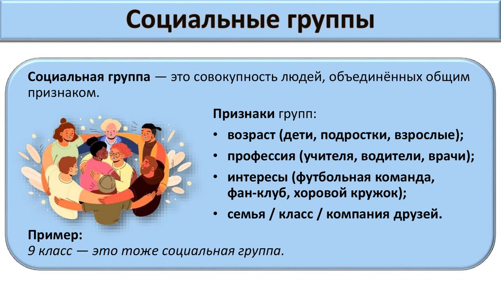 Социальные группы