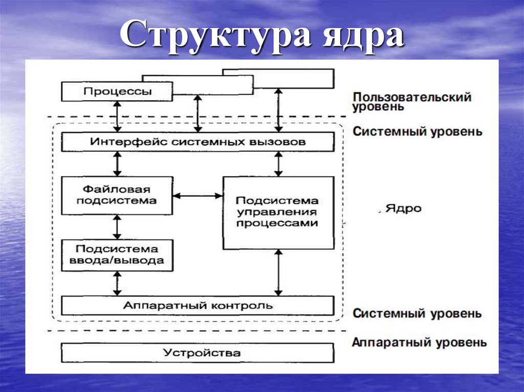 Структура ядра