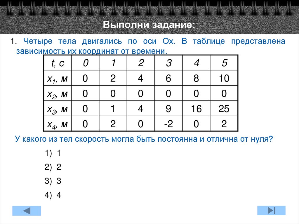 Выполни задание: