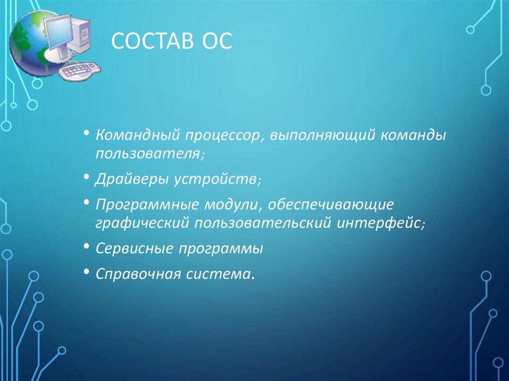 Состав ОС